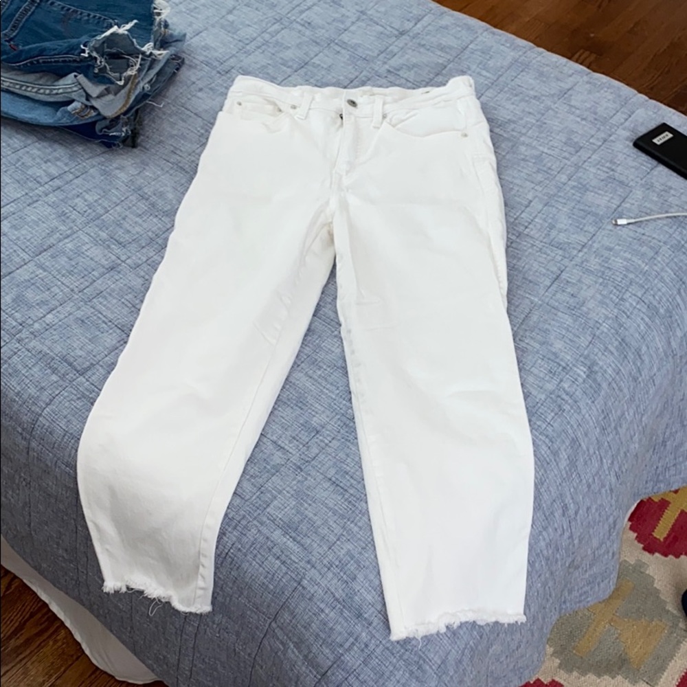 White jeans